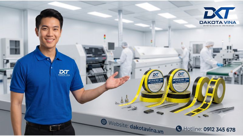 Tape nối linh kiện SMT chống kẹt feeder Dakotavina